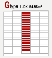 Gtype 1LDK 54.98m2