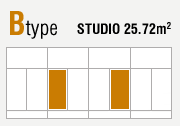 Btype STUDIO 25.72m2
